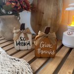 استند کدو چوبی