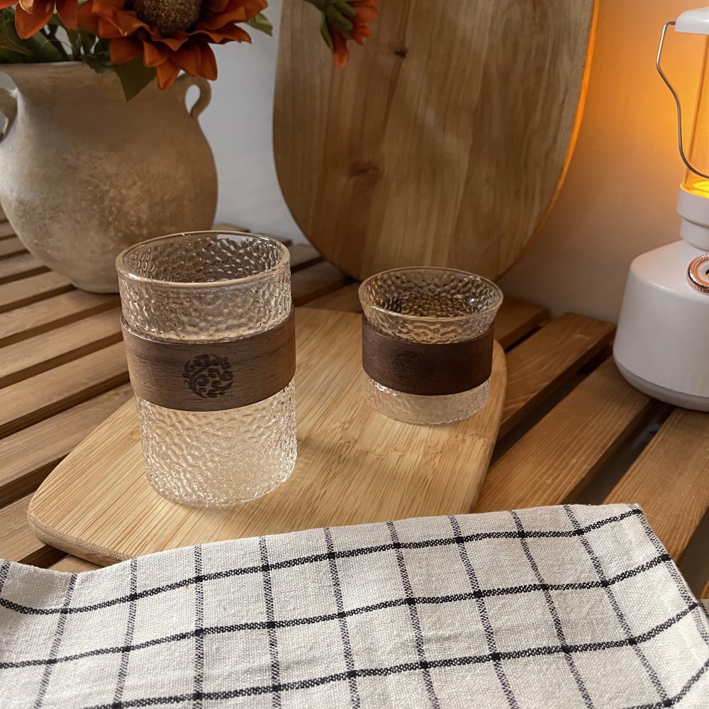 لیوان دور چوب /شات دور چوب