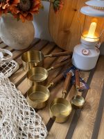 پیمانه طلایی دسته چوبی - Image 2