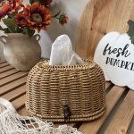 جا دستمال حصیری