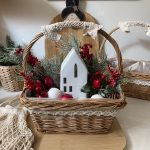 سبد حصیر دسته دار