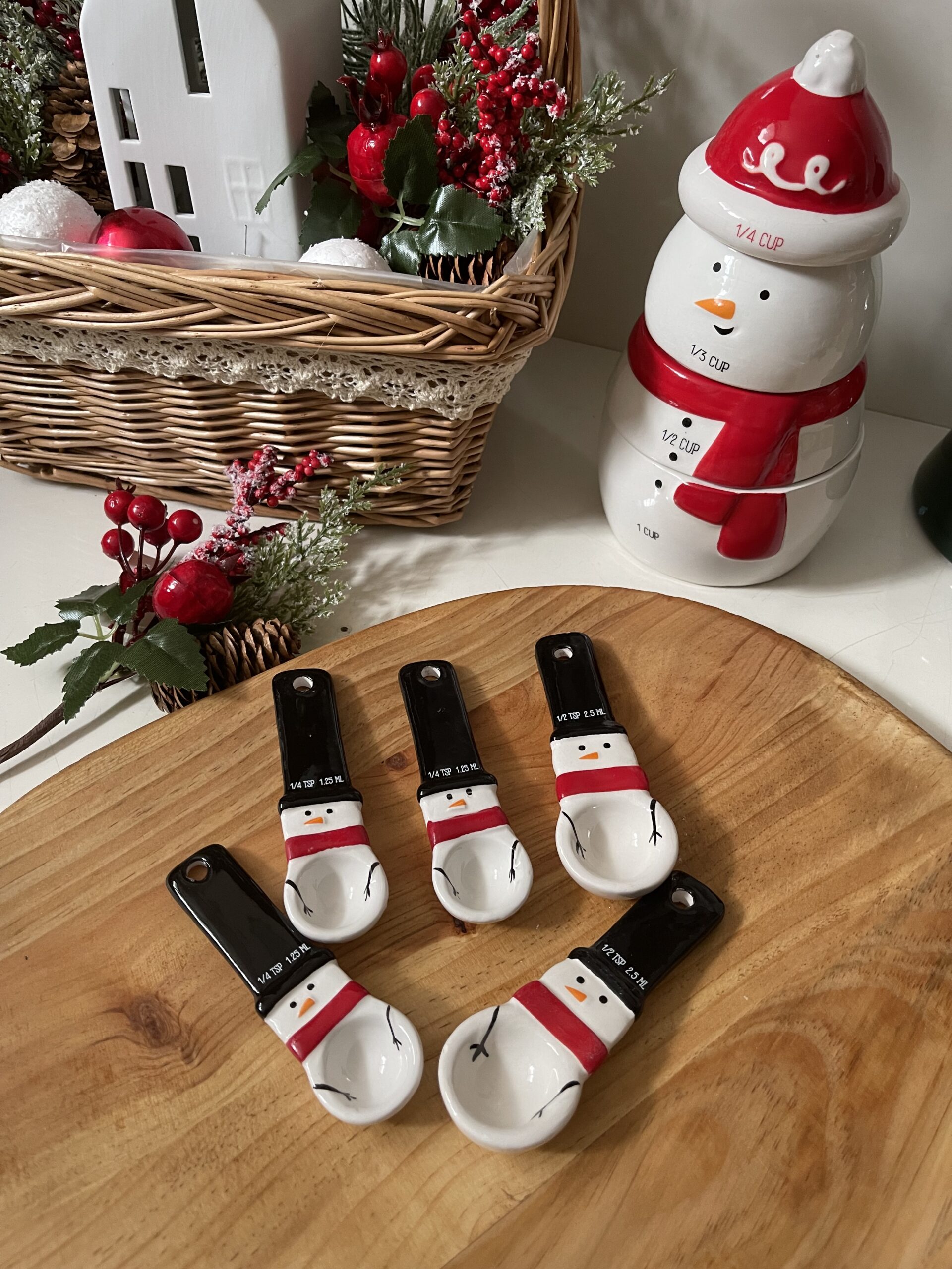 IMG_8327 قاشق پیمانه آدم برفی - Image 1