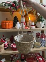 سبد حصیری آویزی - Image 2