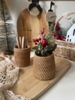 گلدان راتان