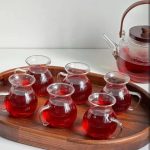 فنجان پیرکس چای خوری تپل شیاردار
