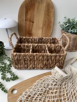 باکس حصیر چهارتایی / سبد حصیر تقسیم دار - Image 2