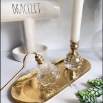 سینی طلایی بیضی